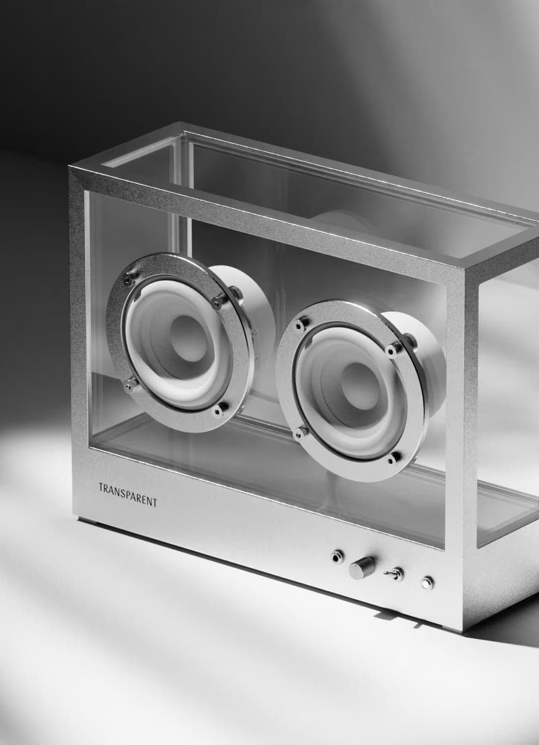 TRANSPARENT SMALL SPEAKER METAL