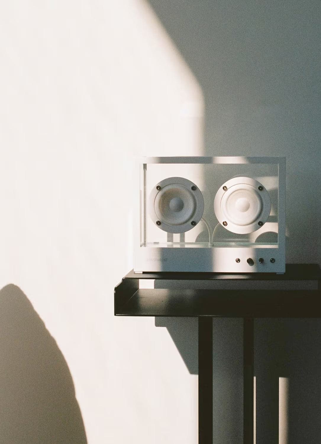 TRANSPARENT SMALL SPEAKER WHITE